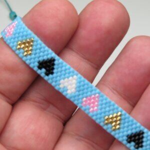 Work of Art Hand Made Beaded Bracelets Colorful